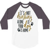 IT'S NOT DRINKING ALONE IF YOUR DOG IS HOME 3/4 Sleeve Shirt