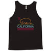 neon sign california republic flag bear Tank Top