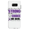 we don't know how strong we are until being strong is the only choice Samsung Galaxy S8 Case