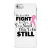 the lord will fight for you, you need only to be still iPhone 7 Case