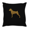 leopard pattern Throw Pillow