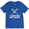 I Survived Foot Surgery V-Neck Tee