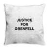 Justice For Grenfell Throw Pillow