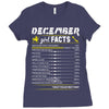 December Girl Facts Sagittarius Ladies Fitted T-Shirt