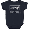 fast food funny Baby Bodysuit