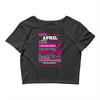 quens are born in april Crop Top