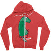 my name is apatosaurus Zipper Hoodie
