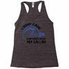 I Don't Care How Many Miles Per Gallon Racerback Tank