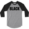 black 3/4 Sleeve Shirt