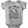 anxiety attack Baby Bodysuit