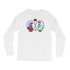 eggplant wizard and king hippo Long Sleeve Shirts