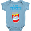 i am duff man homer cult funny retro Baby Bodysuit