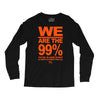 we are the 99% t shirt occupy wall street anti corporate greed black Long Sleeve Shirts