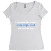 i do what the voices in my wifes head Women's Triblend Scoop T-shirt