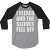 weight lifting gym fitness training 3/4 Sleeve Shirt