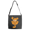 garfield scratching, ideal gift or birthday present funny Adjustable Strap Totes