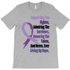 supporting the fighter, admiring the survivors, honoring the taken T-Shirt