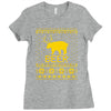ugly sweater party beer bear funny Ladies Fitted T-Shirt