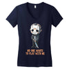 no one wants to play with me Women's V-Neck T-Shirt