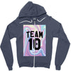 Holographic Team 10 Zipper Hoodie