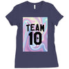 Holographic Team 10 Ladies Fitted T-Shirt