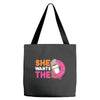 She Wants The D Dunkin Donuts Tote Bags