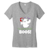 i,m just here for the boos! Women's V-Neck T-Shirt