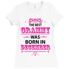 The Best Grammy Was Born In December Ladies Fitted T-Shirt