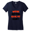 witch better have my candy Women's V-Neck T-Shirt