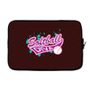 softball diva neon Laptop sleeve
