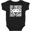 space alien qr code Baby Bodysuit
