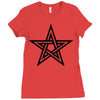 pentagram 2 Ladies Fitted T-Shirt