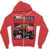 Off Road Monstre Truck Zipper Hoodie