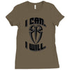 i can i will Ladies Fitted T-Shirt