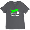dino fast food  fun V-Neck Tee