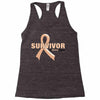 Survivor Of Uterine Cancer Racerback Tank