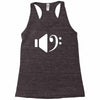 bass speaker Racerback Tank