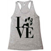 LOVE MY DOG Racerback Tank