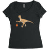 T-Rex Basketball Women's Triblend Scoop T-shirt
