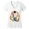 pharaoh commander Women's V-Neck T-Shirt