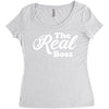 The Real Boss Women's Triblend Scoop T-shirt