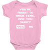 hacking time Baby Onesie