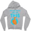 me and pizza are like this Zipper Hoodie