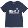 home is where the wifi V-Neck Tee