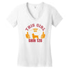 This Girl Loves Shih Tzu Women's V-Neck T-Shirt