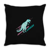 ask me about dinosaurs Throw Pillow