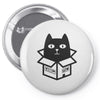 cats love boxes Pin-back button