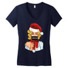 pop art christmas Women's V-Neck T-Shirt