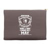 Never Underestimate Old Man Who Was Born May Accessory Pouches