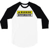 warning offensiv 3/4 Sleeve Shirt